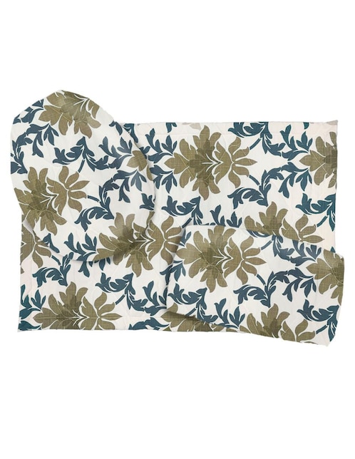 Juego de baño Creativahome Floral