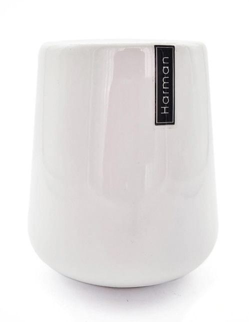 Vaso contenedor de baño Idea Diseño DWEL blanco