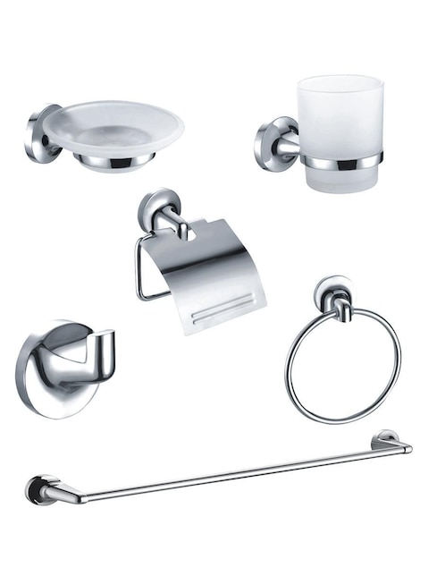 Set baño empotrable Alfa 6 piezas