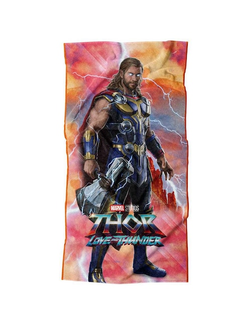 Toalla para baño Providencia Marvel Thor Love and Thunder de poliéster