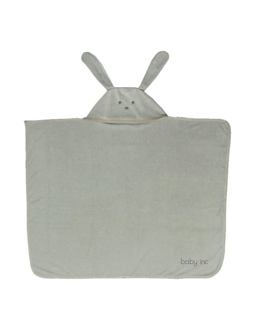 Toalla con gorro Baby Inc Bunny de algodón