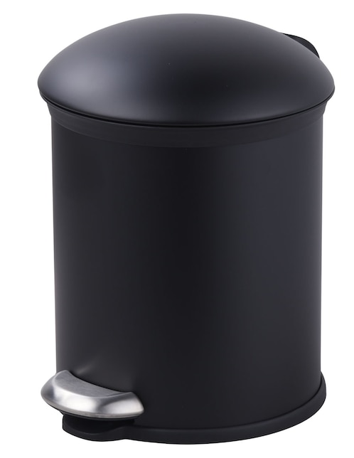 BOTE DE BASURA DOLY, 5 L, NEGRO HAUS