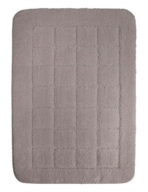 TAPETE DE BAÑO SQUAR, 40 X 60 CM, GRIS
