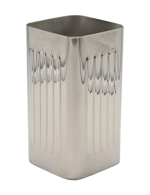 Vaso de baño Kikkerland Berlin de acero inoxidable