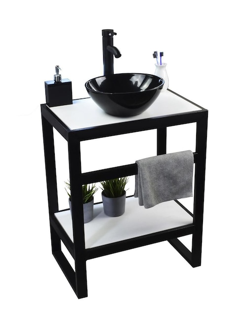 Mueble para baño Esatto Econokit acero inoxidable