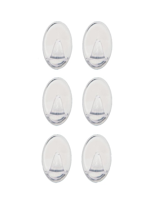 Set gancho Tesso Home de plástico 6 piezas