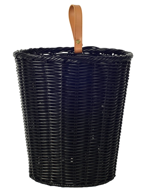BOTE DE BASURA ALYSSA, 8 L, NEGRO HAUS