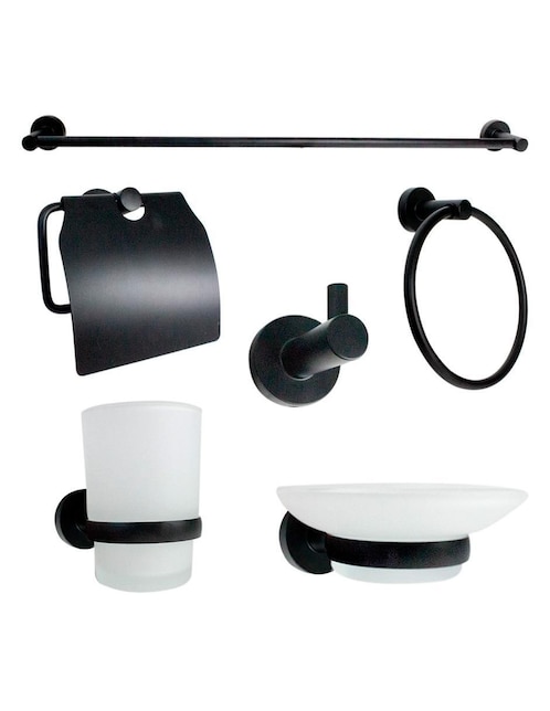 Set accesorios 7695 de acero inoxidable 6 piezas 1
