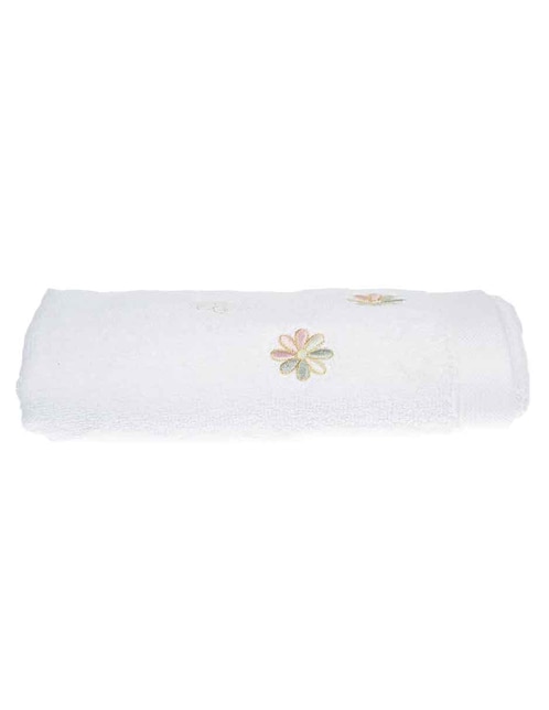 Toalla para manos Raya Flores de algodón