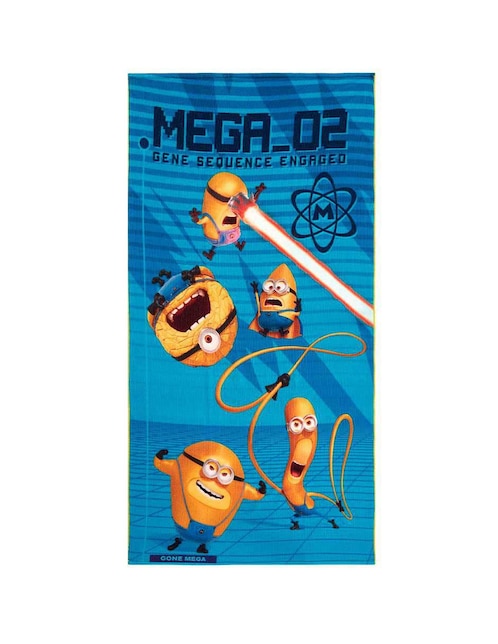 Toalla para baño Providencia Minions de microfibra