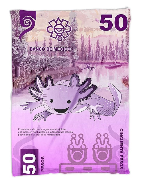 Toalla Mi Mantita Ajolopesos de microfibra