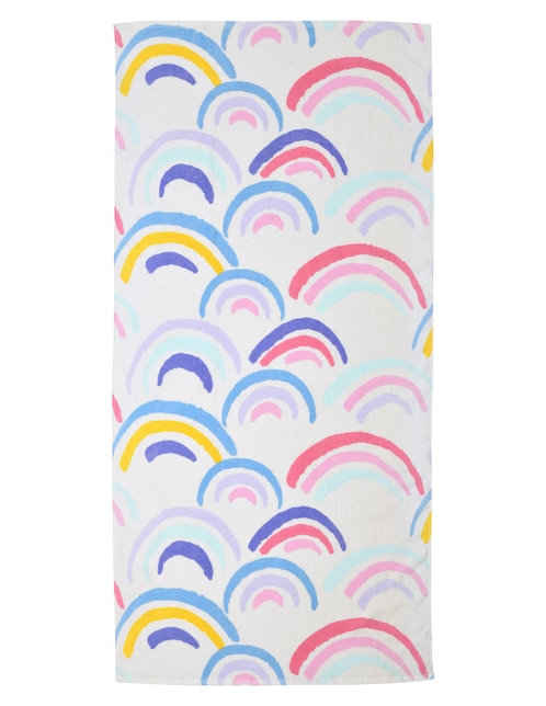 Toalla para baño Haus Kids Rainbow Path de algodón infantil
