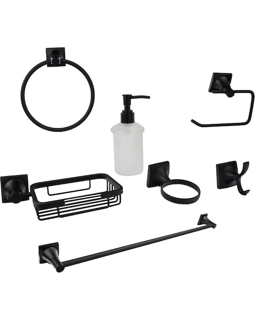 Juego de accesorios para baño Cnx 7 piezas