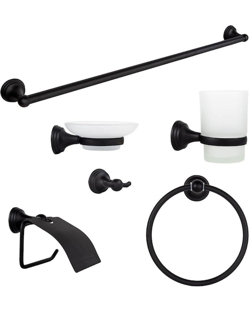 Juego de accesorios para baño Cnx 6 piezas