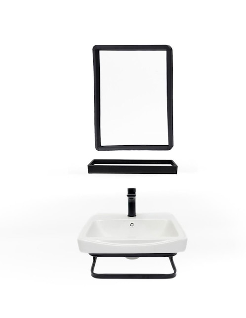 Mueble para baño Lanzamiento Hanno de acero inoxidable armable