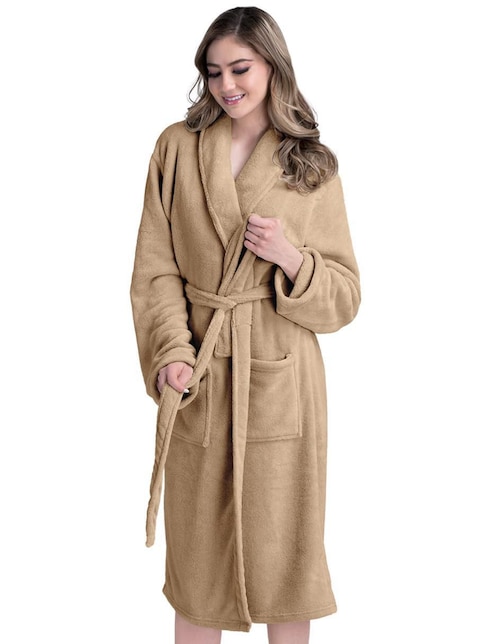 Bata de baño real textil absorbente "para" unisex