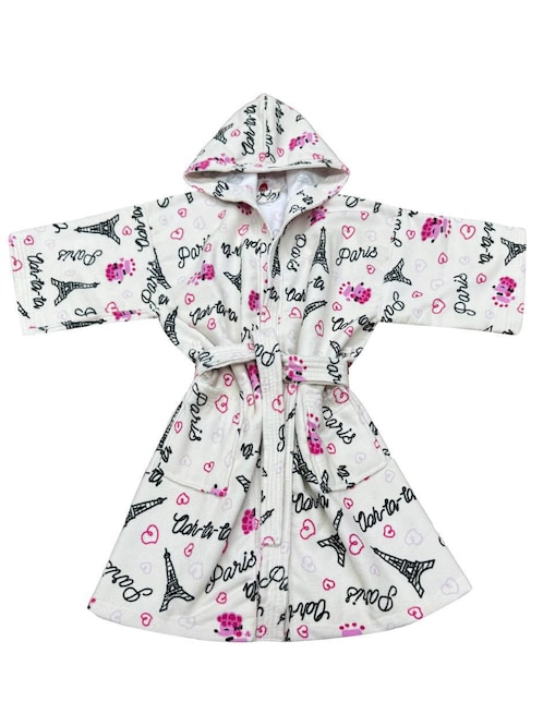 Bata de baño con gorro unisex 1