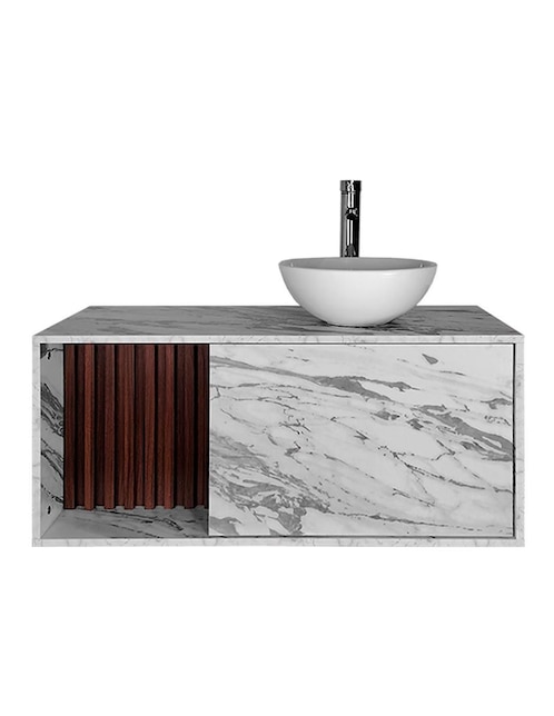 Mueble para baño Hades de melamina armable 1
