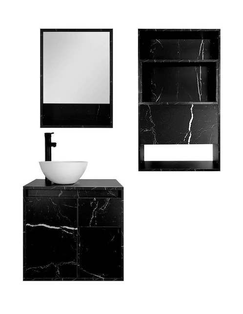 Mueble para baño Decomobil Damasco melamina