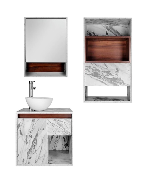 Mueble para baño Damasco de melamina 1