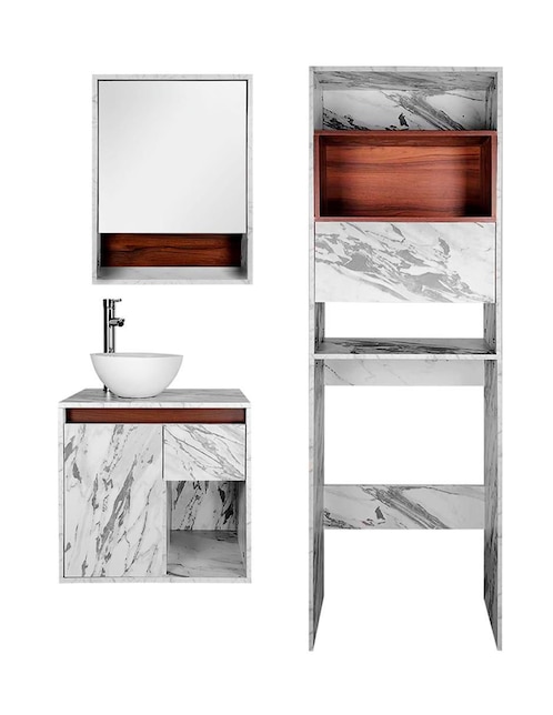 Mueble para baño Bombay melamina 1