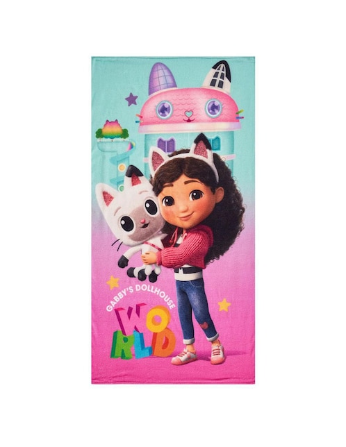 Toalla para baño Providencia Gabby's Dollhouse de poliéster infantil