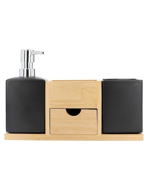 JGO ACC BAÑO, M HAUS, NEGRO