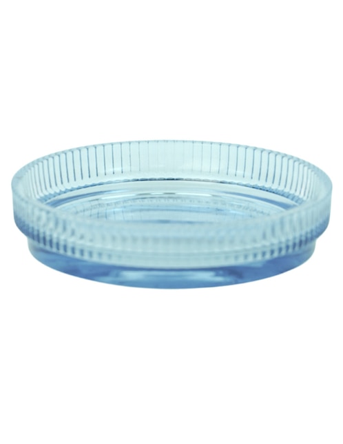 Jabonera Haus Ribbed de vidrio