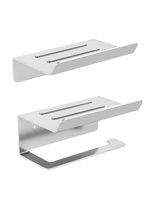 XTELLAR Portarrollos de acero inoxidable Xtellar 1 rollo