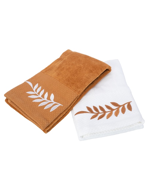 Set de toallas para manos Haus Oasis Tropical de algodón