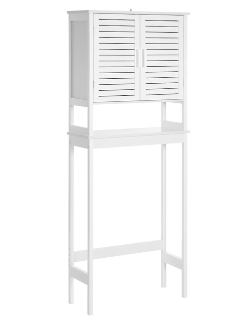 Repisa armable Songmics Home Bambou Toilet Storage de bambú