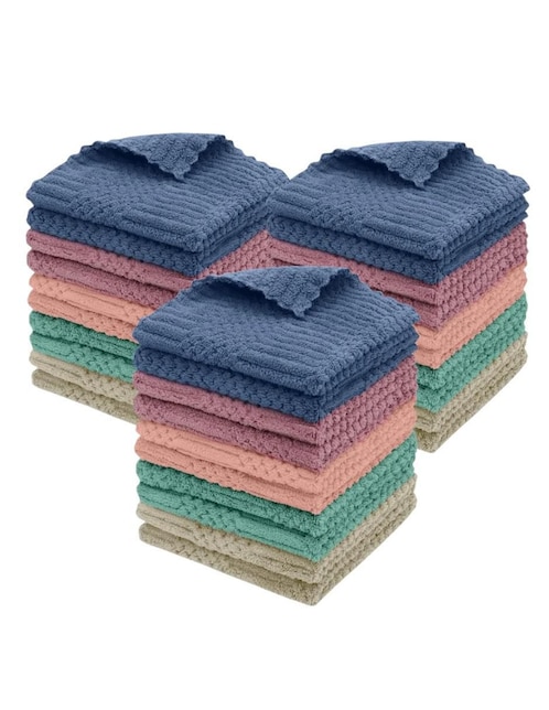 Set de toallas faciales Belug de microfibra