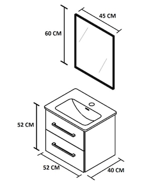 Mueble de baño Bannio Urban de cerámica