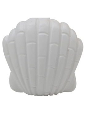 Set de 12 ganchos para cortina Conchas Haus blanco
