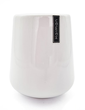 Vaso contenedor de baño Idea Diseño DWEL blanco