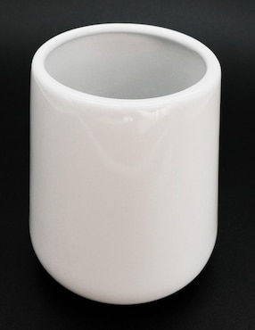 Vaso contenedor de baño Idea Diseño DWEL blanco