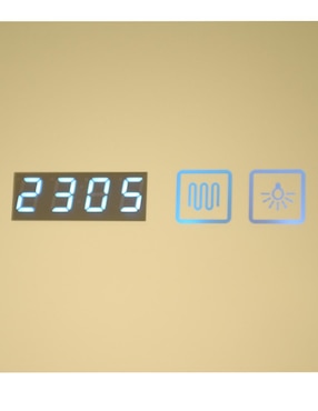 Espejo touch con luz LED Allapsa bluetooth