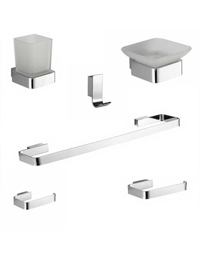 Set baño empotrable Rubinett 6 piezas