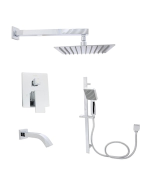 Set baño empotrable Rubinett 4 piezas