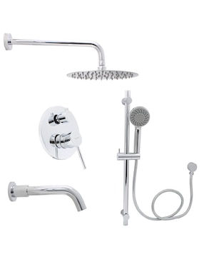 Set baño empotrable Rubinett 4 piezas