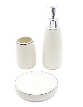 Juego de accesorios para baño Zonana 3 piezas