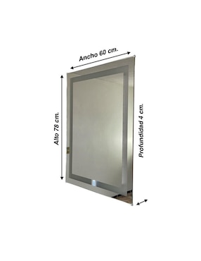 Espejo rectangular Ard estilo contemporáneo