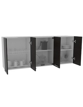Gabinete Excelsior Vidrio de melamina armable