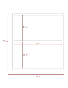 Mueble para baño Excelsior Luma de melamina armable