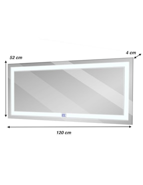 Espejo rectangular Ard estilo contemporáneo