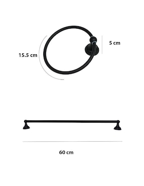 Set de baño empotrable Meer