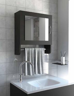 Mueble para baño Excelsior Umbra de melamina armable