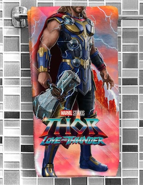 Toalla para baño Providencia Marvel Thor Love and Thunder de poliéster