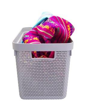 Canasta para ropa Ellegance Houseware de plástico