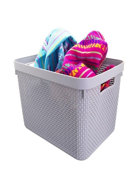 Canasta para ropa Ellegance Houseware de plástico